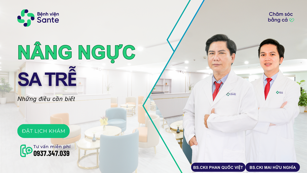 Nâng ngực sa trễ