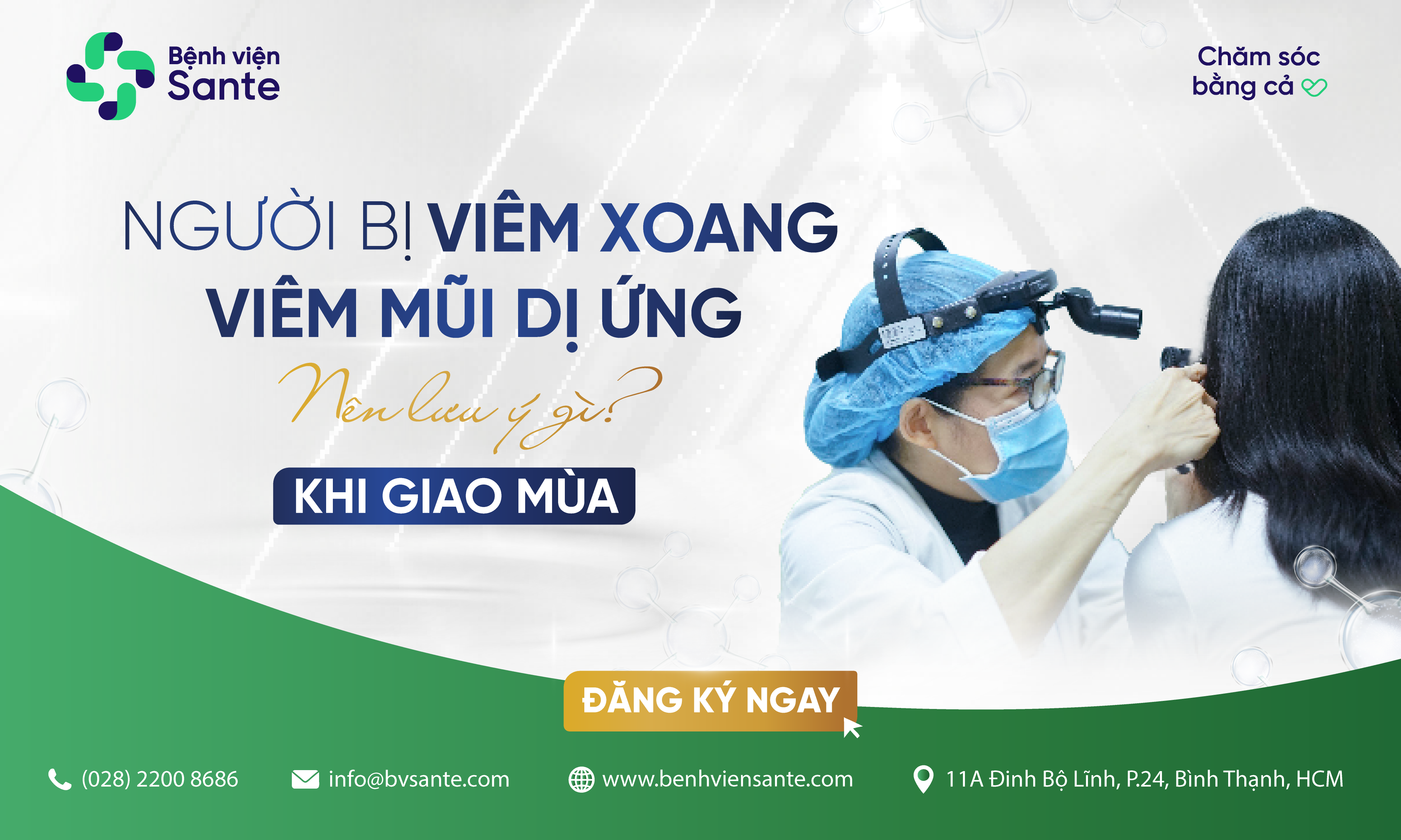 NGƯỜI BỊ VIÊM XOANG, VIÊM MŨI DỊ ỨNG NÊN LƯU Ý GÌ KHI GIAO MÙA?