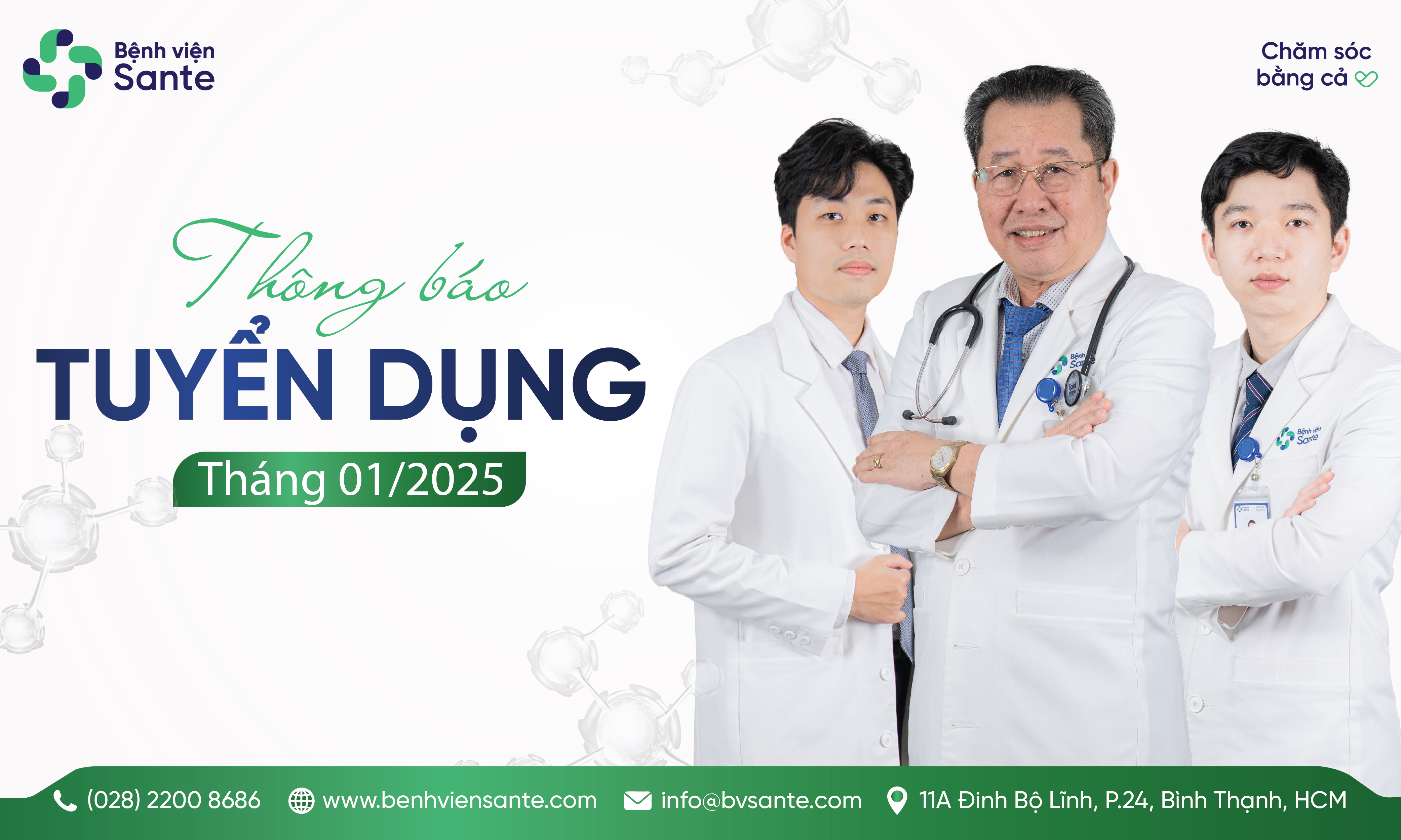 THÔNG BÁO TUYỂN DỤNG THÁNG 01/2025