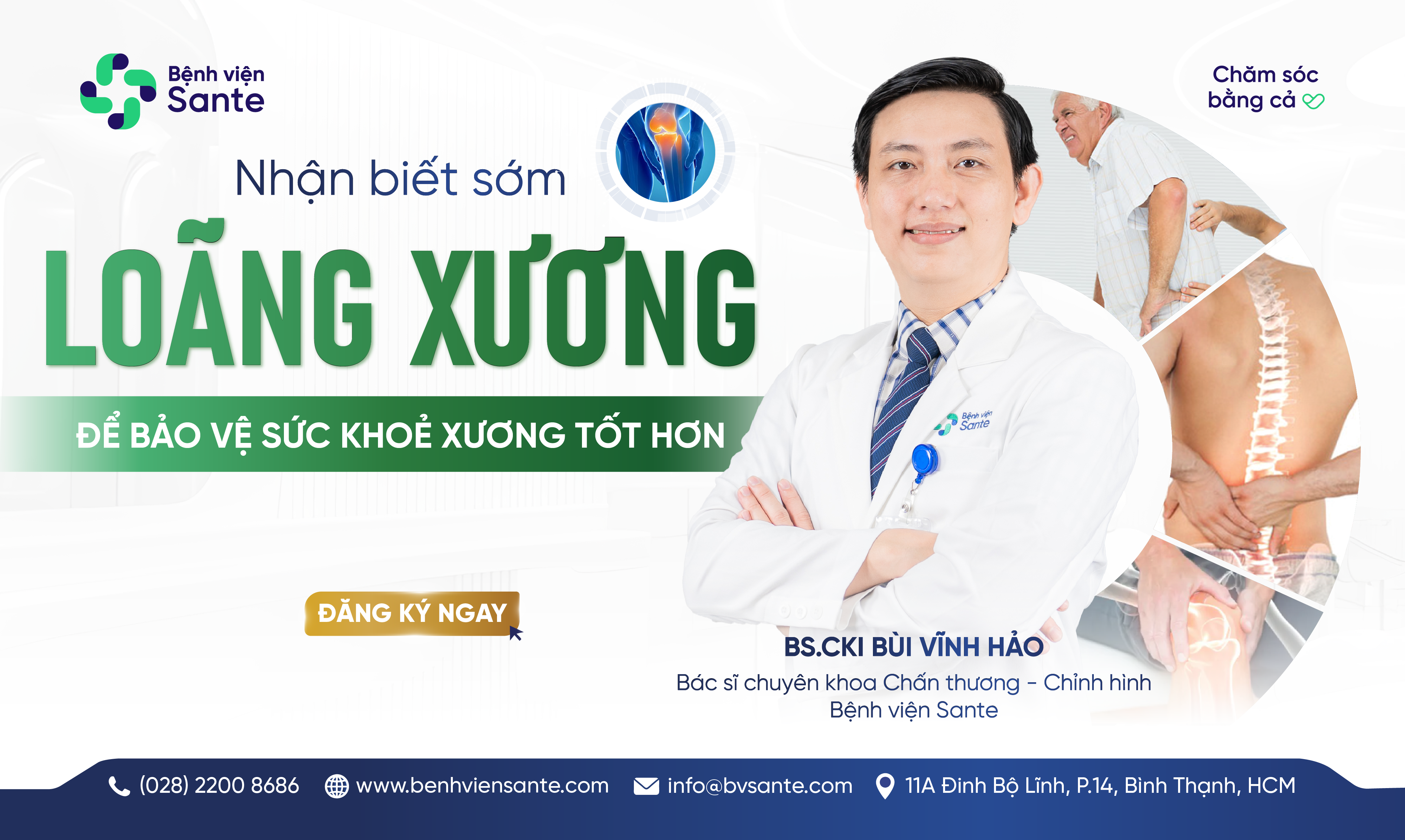 NHẬN BIẾT SỚM LOÃNG XƯƠNG ĐỂ BẢO VỆ  SỨC KHOẺ XƯƠNG TỐT HƠN