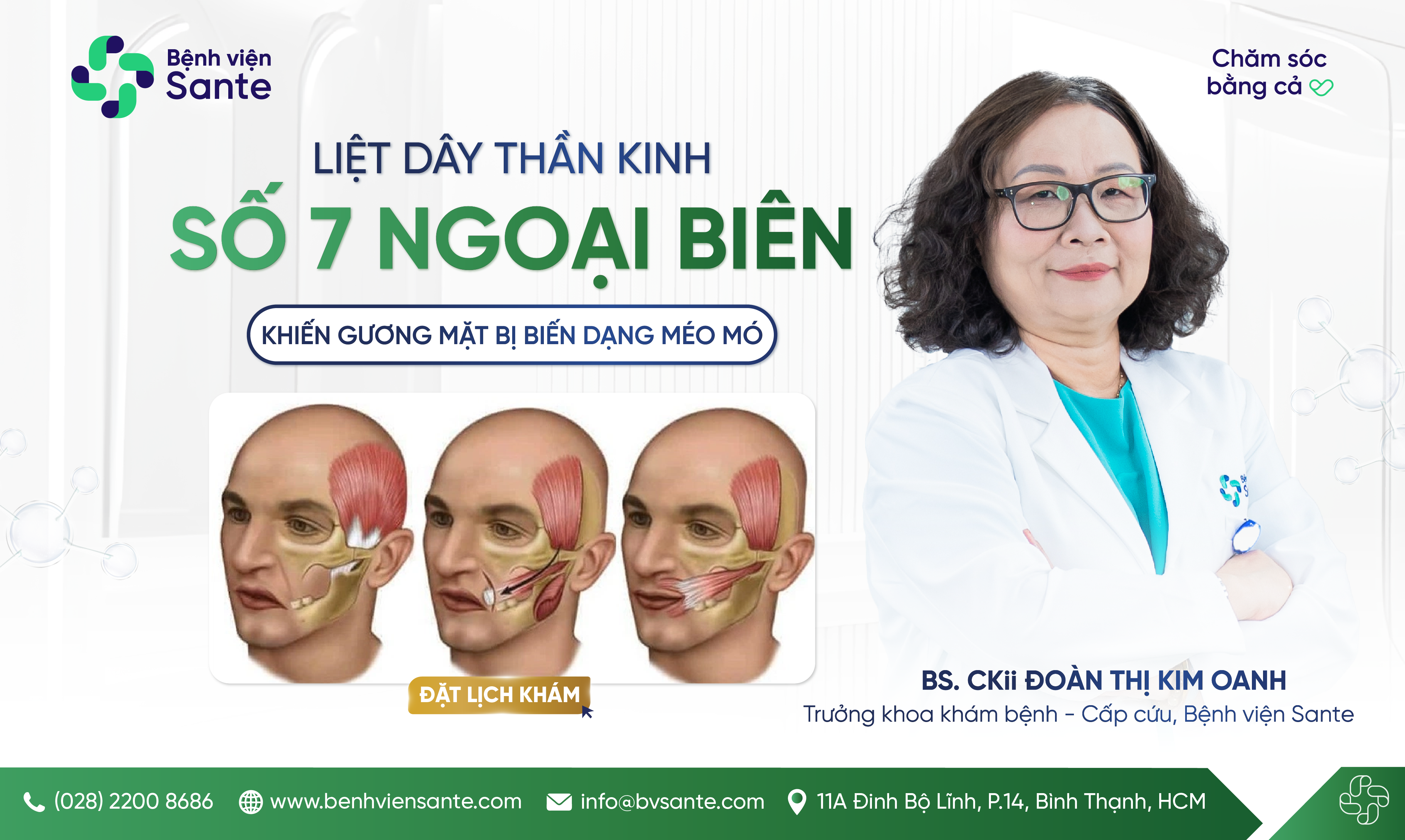 LIỆT DÂY THẦN KINH SỐ 7 NGOẠI BIÊN, MỘT CĂN BỆNH KHIẾN  GƯƠNG MẶT BỊ BIẾN DẠNG