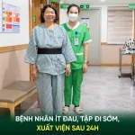 Hơn 30 năm đau khớp gối, bệnh nhân 60 tuổi xuất viện sau 24 giờ thay khớp tại Sante