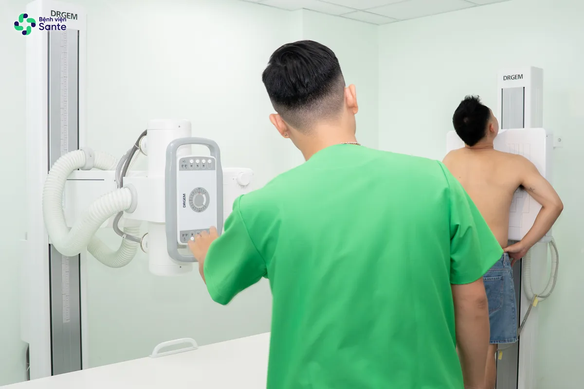 Hệ thống máy chụp X-quang kỹ thuật số DRGEM tại Bệnh viện Quốc tế SANTE