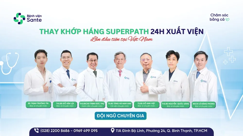 96 tuổi không phải là trở ngại với phẫu thuật thay khớp háng - Hình 2 - Bệnh viện SANTE Bình Thạnh, TP.HCM